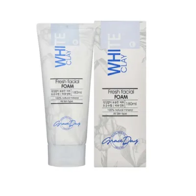 Grace Day White Clay Fresh Facial Foam 180ml (Korea)