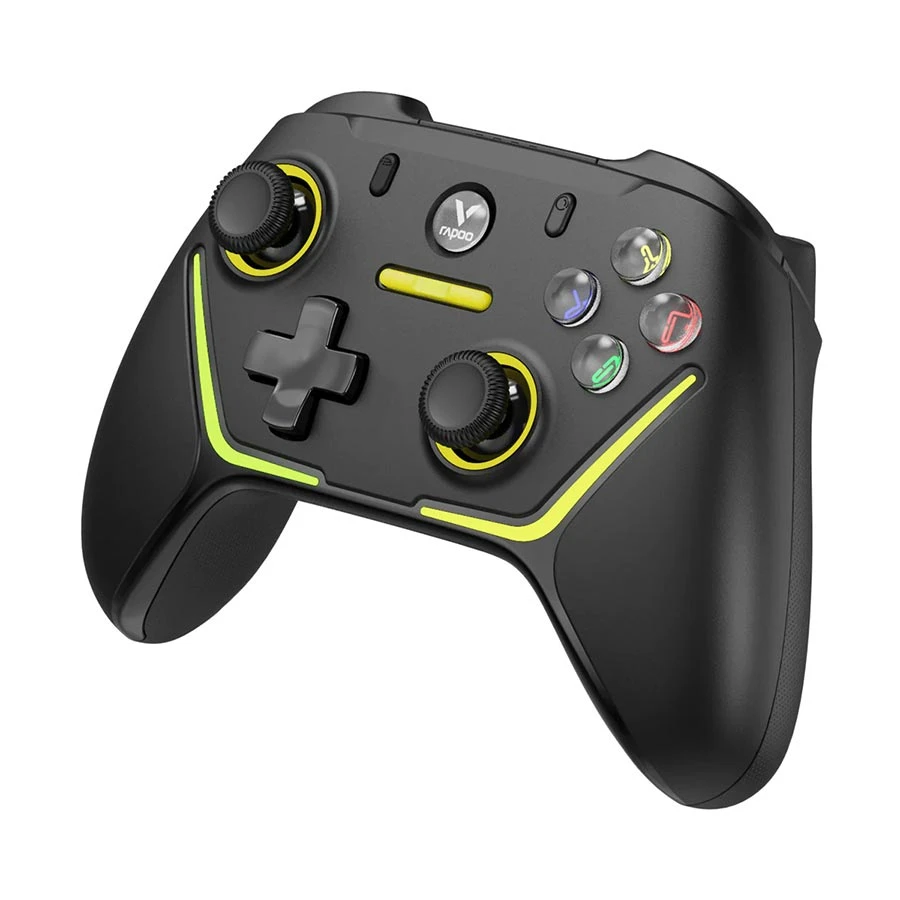 Rapoo V610M Tri-Mode Wireless Vibration Game Pad Black