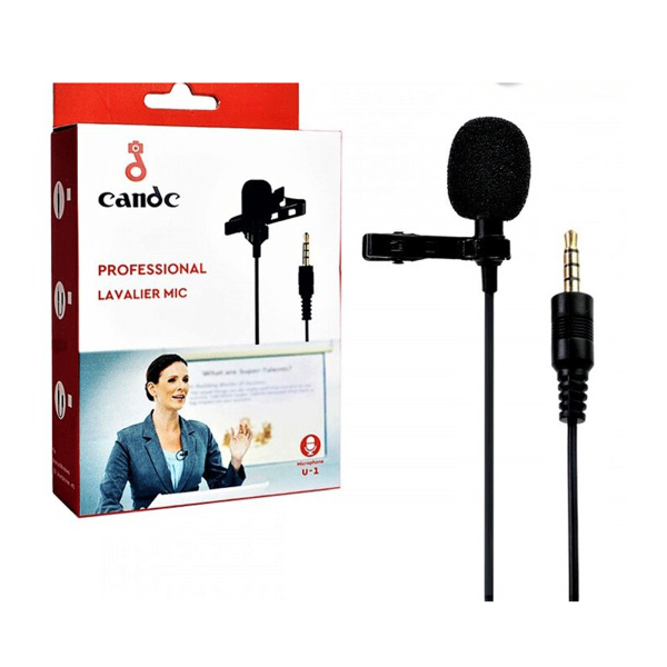 Candc U1 Microphone Proffessional Lavalier Microphone-Computer Table