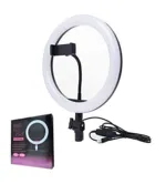 6 Fit Tripod Stand +10" Ring Light + K8 Microphone