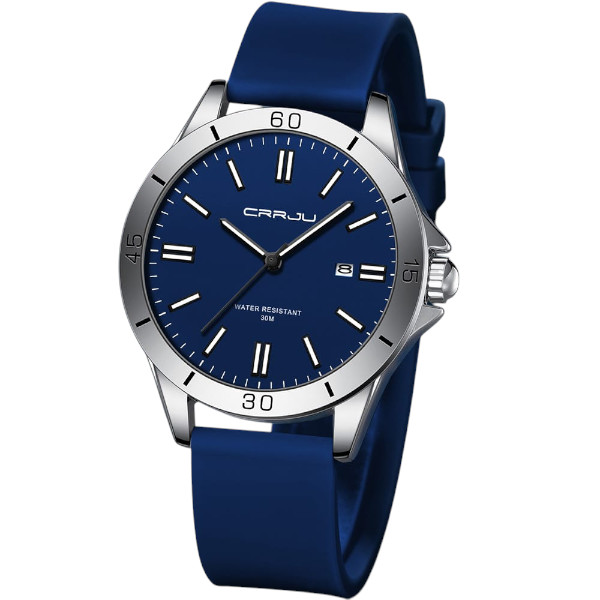 Crrju New 5025 Men's & Ladies' Waterproof Watch