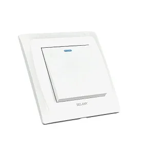 Belamy White 1 Gang 1 Way | BE-115-SW