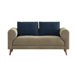 Regal WOODEN DOUBLE SOFA- TOKYO SDC-368-3-1-20 (Fabric-2161+2166)