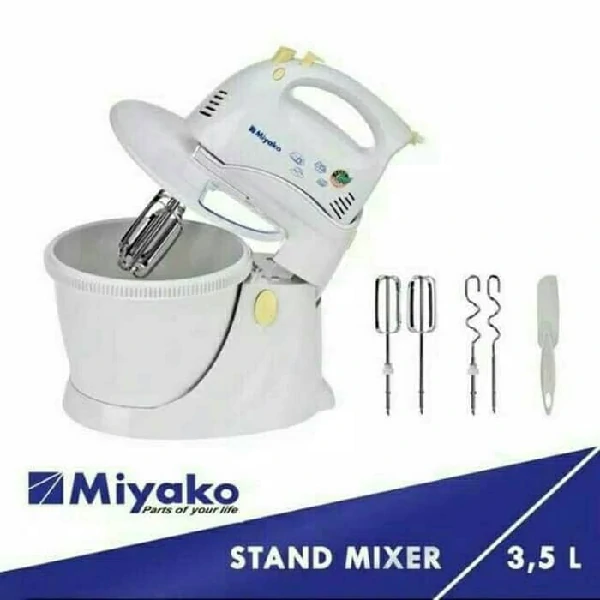 Miyako SM-625 Electric Beater or Stand Mixer Machine with Bowl