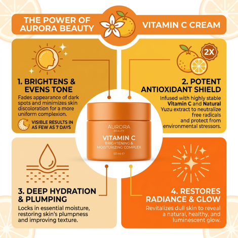 Boots Vitamin C Brightening Moisturising Cream 50 ml (Thailand)