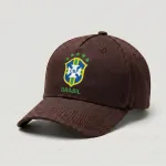 Premium Dark Coffee Brazil National Team Supporter Cap