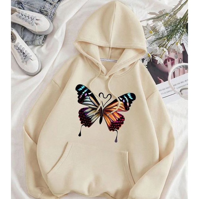 Women's Brushed Fleece Hoodie, DTF Print, Sizes L and XL, 2 Colours
