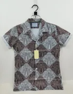 Men's Spandex Cotton Drop Shoulder Shirt, Slim Fit, 4 Colours