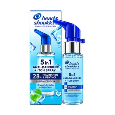 Head & Shoulders 5in1 Anti Dandruff + Itch Spray 50g (Thailand)