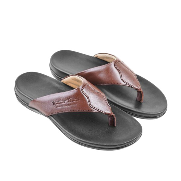 Premium Leather Sandal – Brown