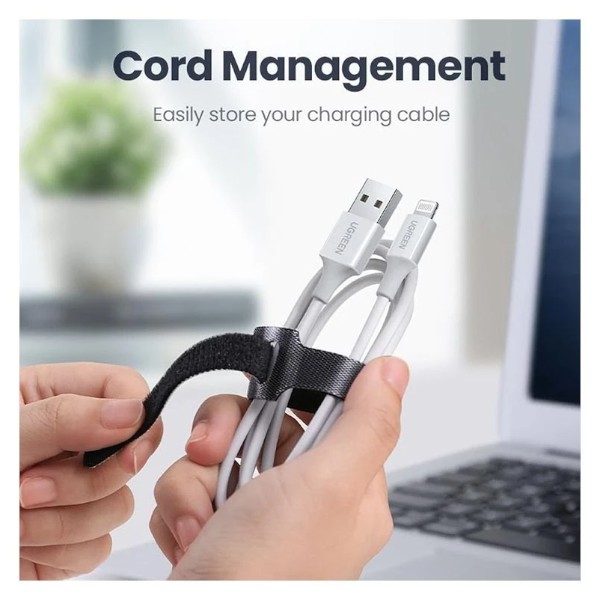 Ugreen LP401 (20245P20) Black Cable Winder (20 Pcs)