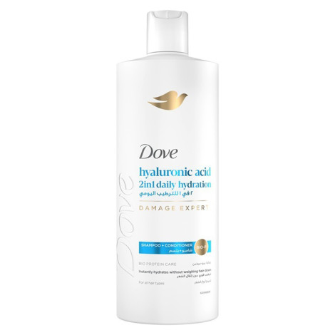 Dove 2 in 1 Daily Care Shampoo + Conditioner 590ml (Saudi Arabia)