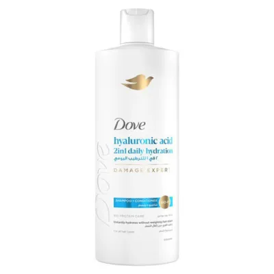 Dove 2 in 1 Daily Care Shampoo + Conditioner 590ml (Saudi Arabia)