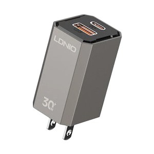 Ldnio A2527C 2-Port USB & USB-C 30W Grey Charger