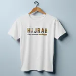 Jersey Fabrics HIJRAH from darkness to the Light T-shirt