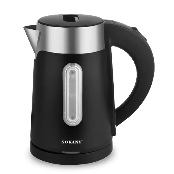 Sokany SK-0808 1L Electric Water Kettle – Random Color (Black/White)