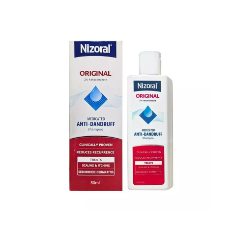 Nizoral Original 2% Ketoconazole Medicated Anti-Dandruff Shampoo 50ml (Thailand)
