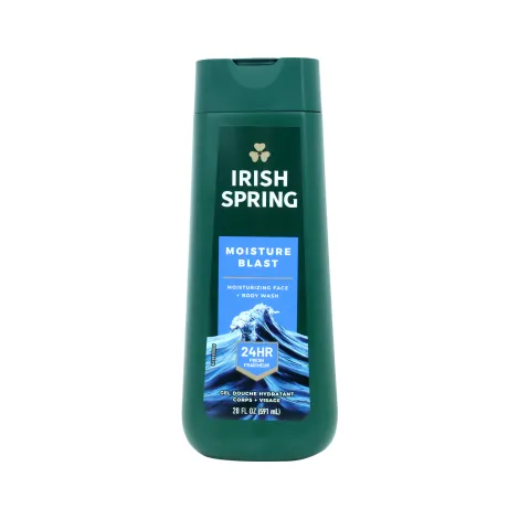 Irish Spring Moisture Blast Moisturizing Face & Body Wash 591ml (Mexico)