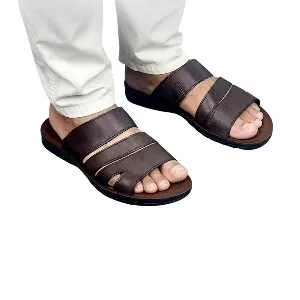 27014-coffee Premium High-Quality Men's sandal