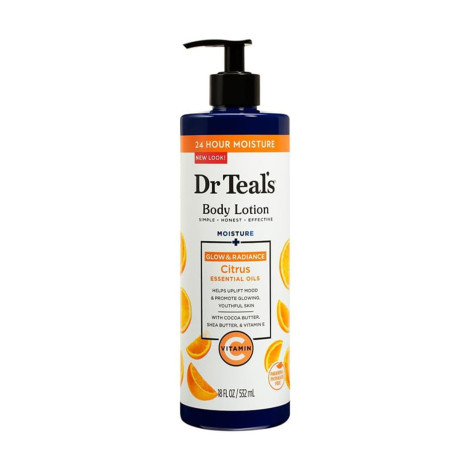 Dr Teal’s Moisture + Glow & Radiance Vitamin C Body Lotion 532ml (USA)