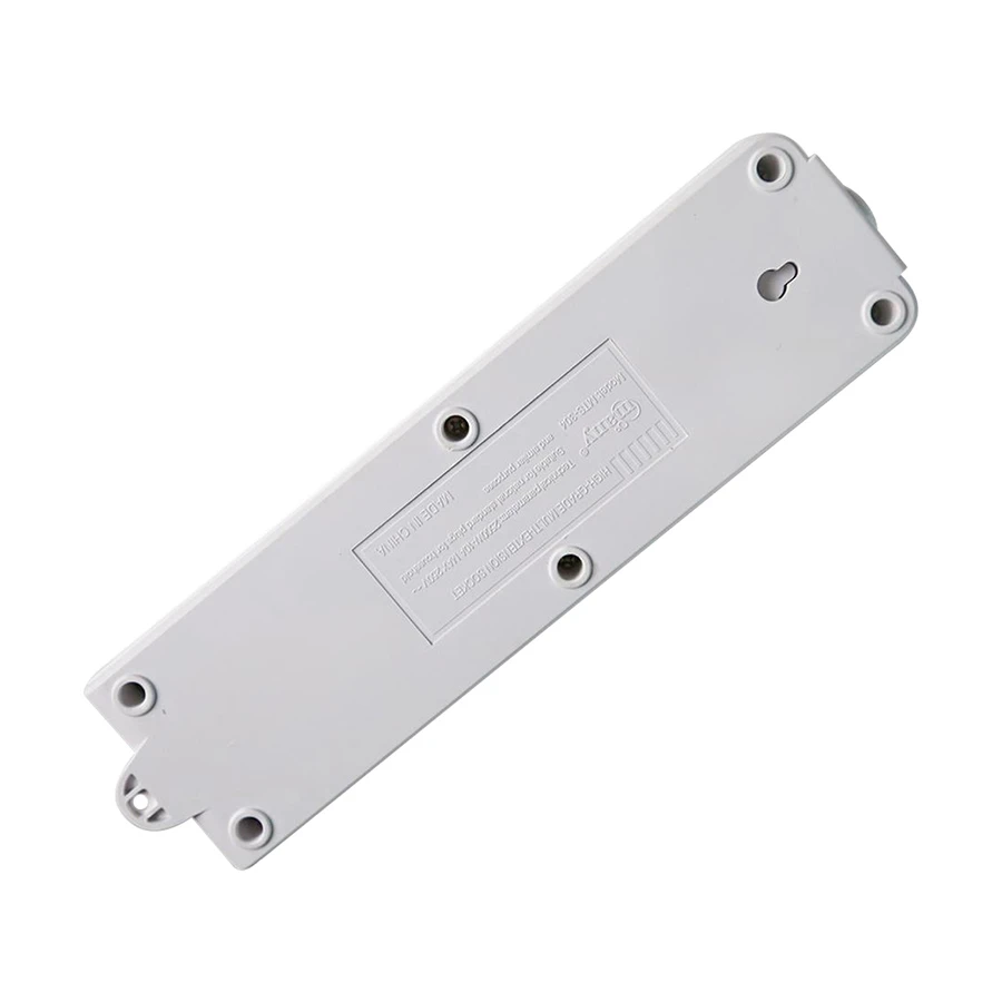 Many MTS-304 2 Pin 4 Port Power Strip, 6 Meter, White