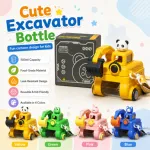 2 in 1 Excavator Water Bottle