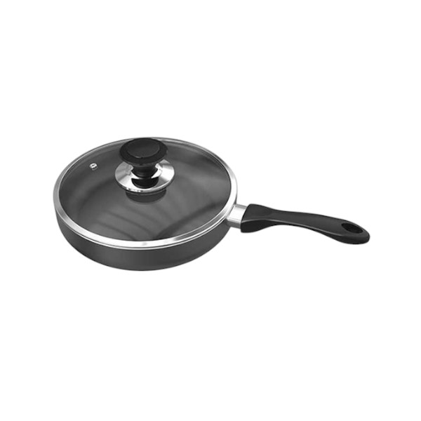 TOPPER NS Glamour Fry Pan with Lid (Ash) -30 CM