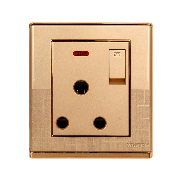 Walton Fiona 3 Pin Round Socket With Switch