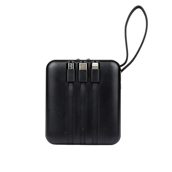 Smart Fast Charge Power Bank (10000mAh, Multi Cable Built-in)
