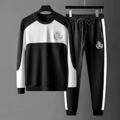 Men's Pure Cotton 200 GSM T-Shirt and Trouser Combo Set, 4 Colours