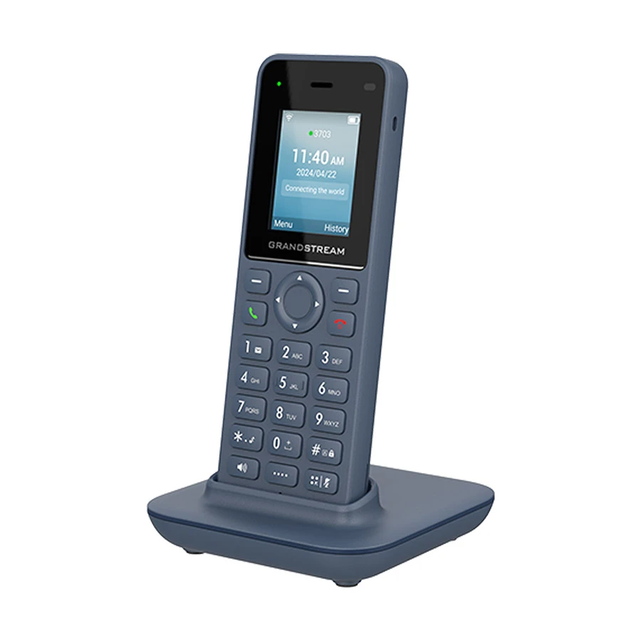 Grandstream WP816 2-Line Cordless Wi-Fi 6 IP Phone Blue