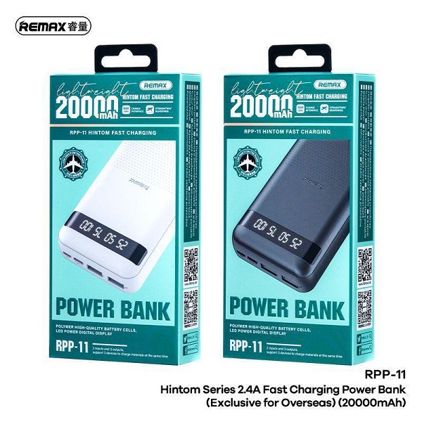 Remax RPP-11 Real Fast Charging 20000mAh Power Bank