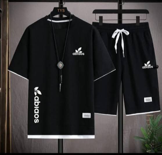 Men's 160 GSM Jersey T-Shirt with Three Quarter Pants
