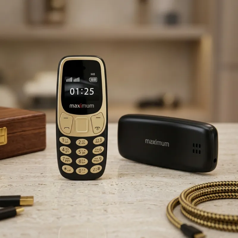 Maximum MB1011 Mini Phone with Auto Call Record & Magic Voice