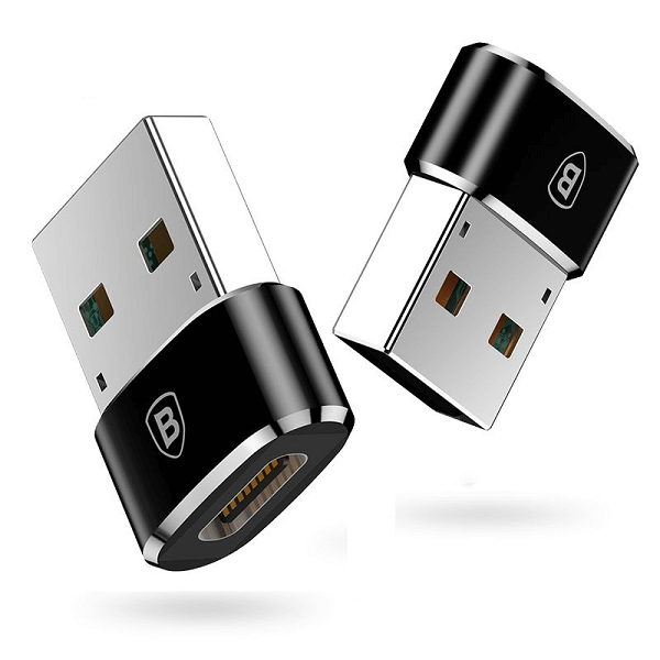 Baseus USB Male To USB-C Female Adapter (CAAOTG-01) (black) Price