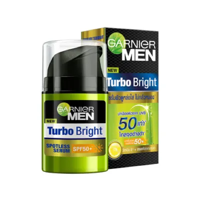 Garnier Men Turbo Bright Spotless Serum SPF50+ 40ml (Indonesia)