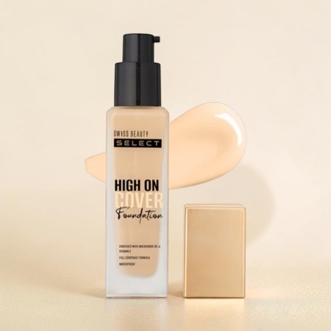 Swiss Beauty Select High On Cover Foundation - 01 Neutral Ivory (China)