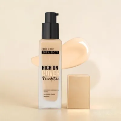 Swiss Beauty Select High On Cover Foundation - 01 Neutral Ivory (China)