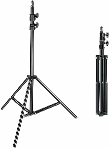 Metal Tripod Stand (Adjustable up to 6.5 Feet) for Fan, Video Light, Ring Light etc. (1pc)