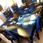 China Premium 3D Print Table Cloth Set
