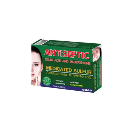 Neon Antiseptic Medicated Sulfur Antibacteria and Whitening Soap 135g (Thailand)