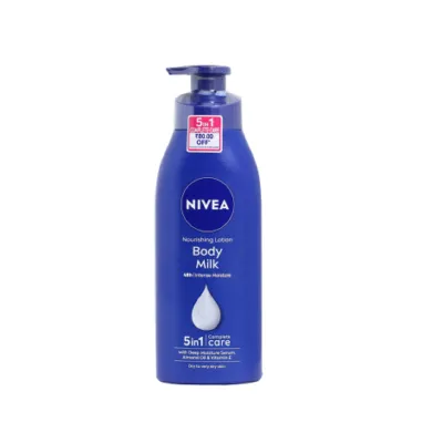 Nivea Body Milk Nourishing 5 in 1 Lotion Dry to Very Dry Skin 400ml (India)