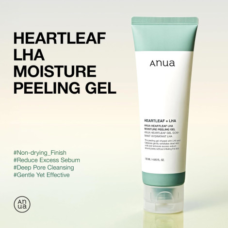 Anua Heartleaf LHA Moisture Peeling Gel 120ml (Korea)