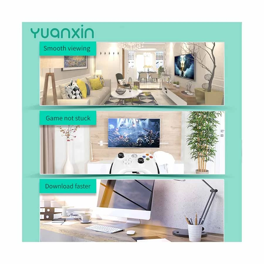 Yuanxin YWX-003 Cat-5E 3 Meter Grey Network Cable