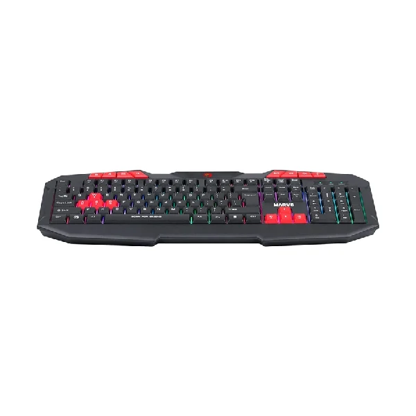 Marvo Scorpion K602 Rainbow LED Wired Black Gaming Keyboard