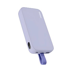 Momax PD5 20,000mAh 22.5W Power Bank with Type-C Cable – Purple