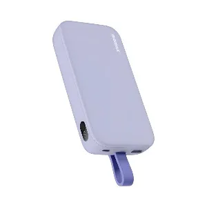 Momax PD5 20,000mAh 22.5W Power Bank with Type-C Cable – Purple