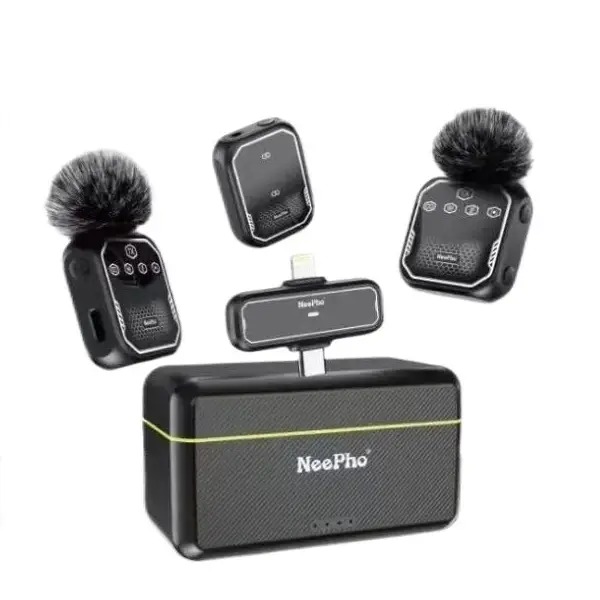 Neepho NP-61 Wireless Microphone For Type-C, iPhone & Camera
