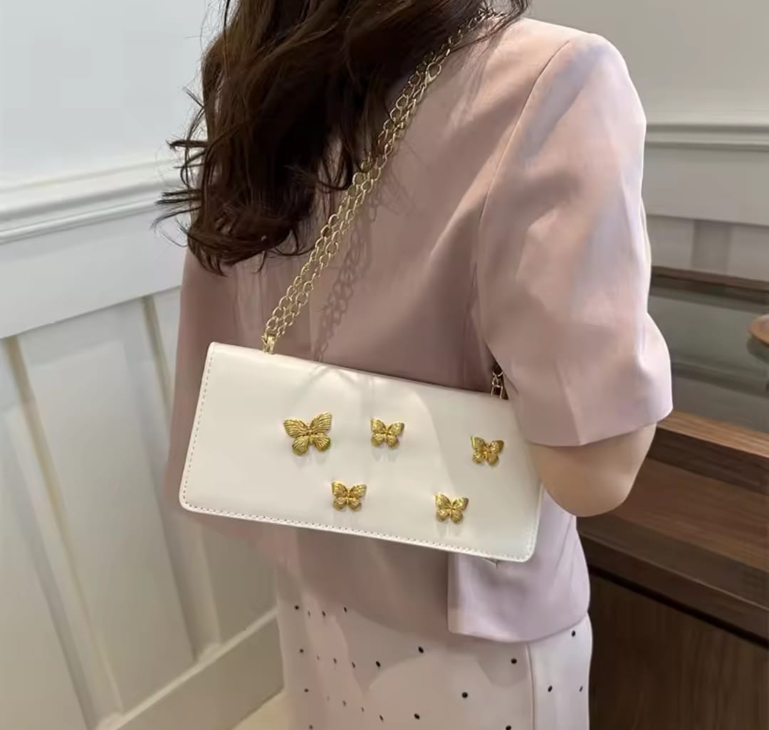 Ladies Butterfly Party Shoulder Bag, 6 Colour Choices