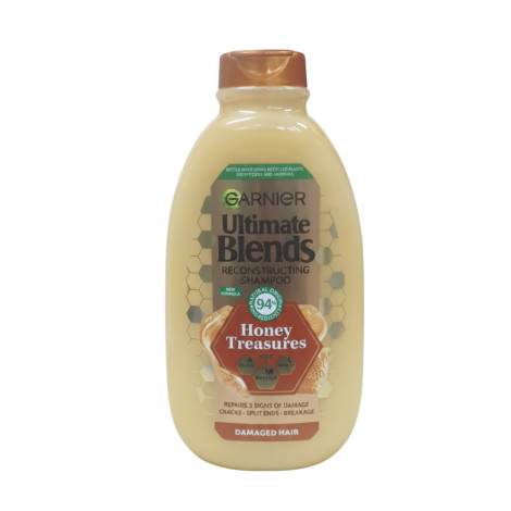 Garnier Ultimate Blends Honey Treasures Strengthening Shampoo 400ml (Italy)